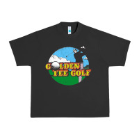 Pigment Black golden tee golf Urban Heavy Tee - lanVoArt
