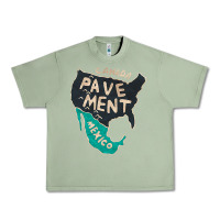 Oil Green pavement Urban Heavy Tee - lanVoArt