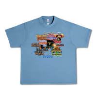 Pebble Blue cedar point roller coaster  designer Urban Heavy Tee - lanVoArt