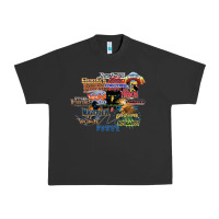 Pigment Black cedar point roller coaster  designer Urban Heavy Tee - lanVoArt