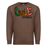 Chestnut love Christmas Premium Sweatshirt - CowhideDigitalArt