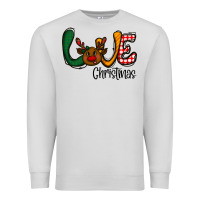 Dove Grey love Christmas Premium Sweatshirt - CowhideDigitalArt