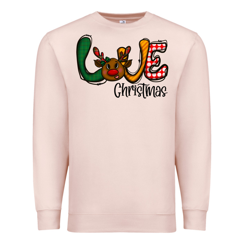 Love Christmas Premium Sweatshirt by CowhideDigitalArt | Teevron