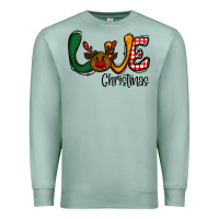Seafoam love Christmas Premium Sweatshirt - CowhideDigitalArt