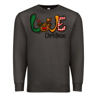 Smoke love Christmas Premium Sweatshirt - CowhideDigitalArt
