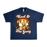Navy kool and the gang 70s funky soul Urban Heavy Tee - lanVoArt