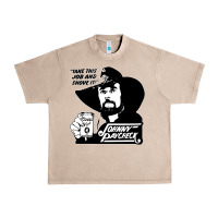 French Oak johnny paycheck shirt take this job and shove it vintage country music Urban Heavy Tee - lanVoArt