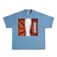 Pebble Blue baseball and basketball and football tumbler tbs Urban Heavy Tee - TumblerDesignByShophia