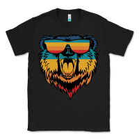 Black Retro bear Classic Tee - Bettercallsaul