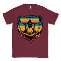 Burgundy Retro bear Classic Tee - Bettercallsaul