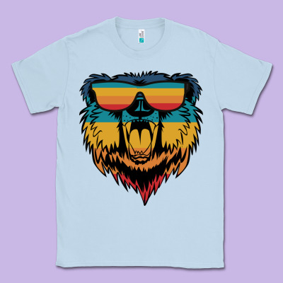 Retro Bear Classic Tee Designed By Bettercallsaul
