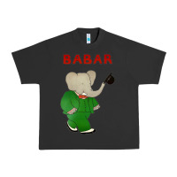 Pigment Black babar the elephant Urban Heavy Tee - lanVoArt
