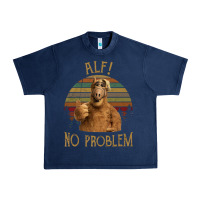 Navy alf alien no problem vintage Urban Heavy Tee - lanVoArt