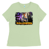 Matcha Halloween Wolf Ladies Tee - LillyAllenDesigns