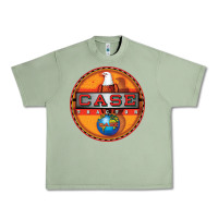 Oil Green case tractor shirt Urban Heavy Tee - lanVoArt