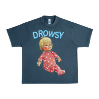 Midnight Navy drowsy doll Urban Heavy Tee - lanVoArt