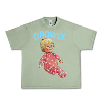 Oil Green drowsy doll Urban Heavy Tee - lanVoArt