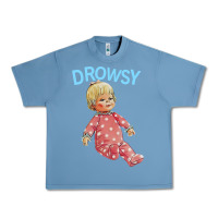 Pebble Blue drowsy doll Urban Heavy Tee - lanVoArt