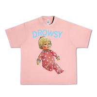 Salmon drowsy doll Urban Heavy Tee - lanVoArt