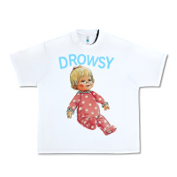 White drowsy doll Urban Heavy Tee - lanVoArt