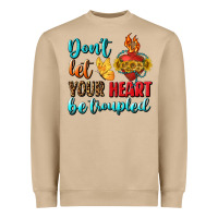 Mushroom Don't Let Your Heart Be Troupled Heavyweight Sweatshirt - BundleAndBundleShop