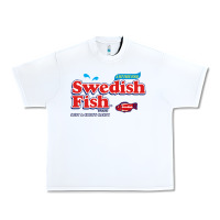 White swedish fish Urban Heavy Tee - lanVoArt