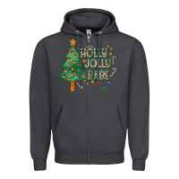 Smoke Jolly Jolly Babe Zipper Hoodie - CowhideDigitalArt