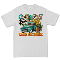 Dove Grey country roads take me home vintage truck Premium Tee - Jasminsmagicworld