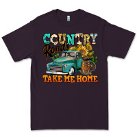 Plum country roads take me home vintage truck Premium Tee - Jasminsmagicworld