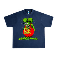 Navy ratfink Urban Heavy Tee - lanVoArt