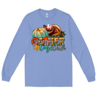 Colony Blue gather together Long Sleeve Tee - CowGirlArtShop