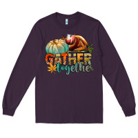 Plum gather together Long Sleeve Tee - CowGirlArtShop
