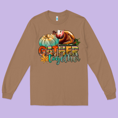 Gather Together Long Sleeve Tee Designed By Cowgirlartshop