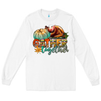 White gather together Long Sleeve Tee - CowGirlArtShop