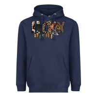 Navy hockey mom Heavyweight Hoodie - RacoonDesign