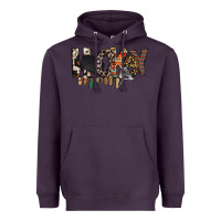 Plum hockey mom Heavyweight Hoodie - RacoonDesign
