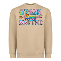Western Lgbtq+ Trans Lives Matter Heavyweight Sweatshirt | Teevron