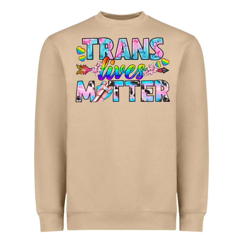 Western Lgbtq+ Trans Lives Matter Heavyweight Sweatshirt by BundleAndBundleShop | Teevron