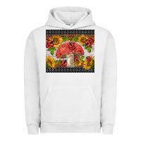 Pigment Lunar Rock ladybug mushrooms Urban Hoodie - BarkalooDesign