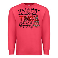 Cardinal IT THE MOST WONDERFUL TIME the of year Premium Sweatshirt - CowhideDigitalArt