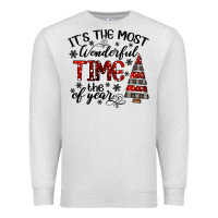 Oatmeal Heather IT THE MOST WONDERFUL TIME the of year Premium Sweatshirt - CowhideDigitalArt