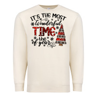 Sandshell IT THE MOST WONDERFUL TIME the of year Premium Sweatshirt - CowhideDigitalArt