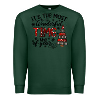 Sports Green IT THE MOST WONDERFUL TIME the of year Premium Sweatshirt - CowhideDigitalArt
