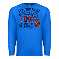 True Royal IT THE MOST WONDERFUL TIME the of year Premium Sweatshirt - CowhideDigitalArt