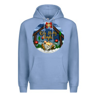 Colony Blue oh holy night Premium Hoodie - BundleAndBundleShop