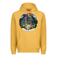 Mustard oh holy night Premium Hoodie - BundleAndBundleShop