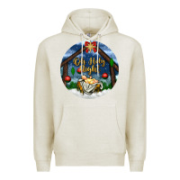Oatmeal Heather oh holy night Premium Hoodie - BundleAndBundleShop