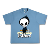 Pebble Blue Blind Skateboards TShirts Gift For Fans Urban Heavy Tee - lanVoArt