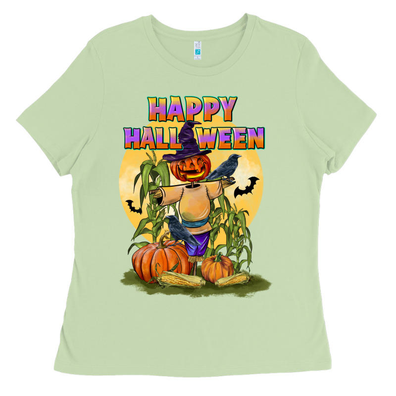 Happy Halloween Ladies Tee by LillyAllenDesigns | Teevron