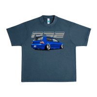 Midnight Navy r32 Urban Heavy Tee - lanVoArt